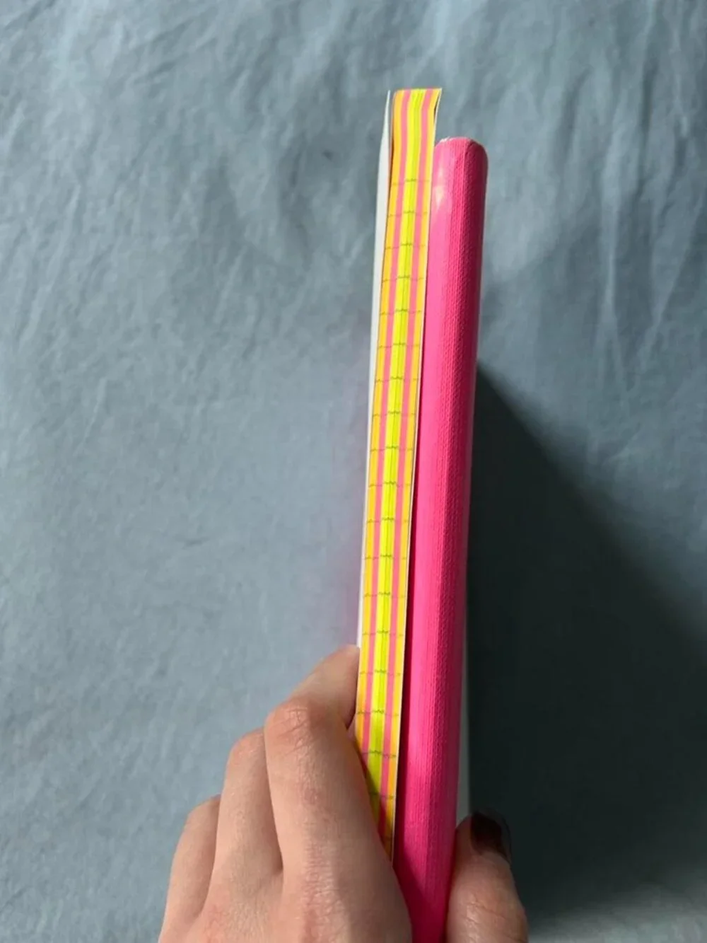2 Rainbow Neon Paper Composition Notebooks